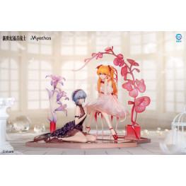 Evangelion PVC socha 1/7 Rei Ayanami & Asuka Shikinami Langley: Whisper of Flower Ver. Set